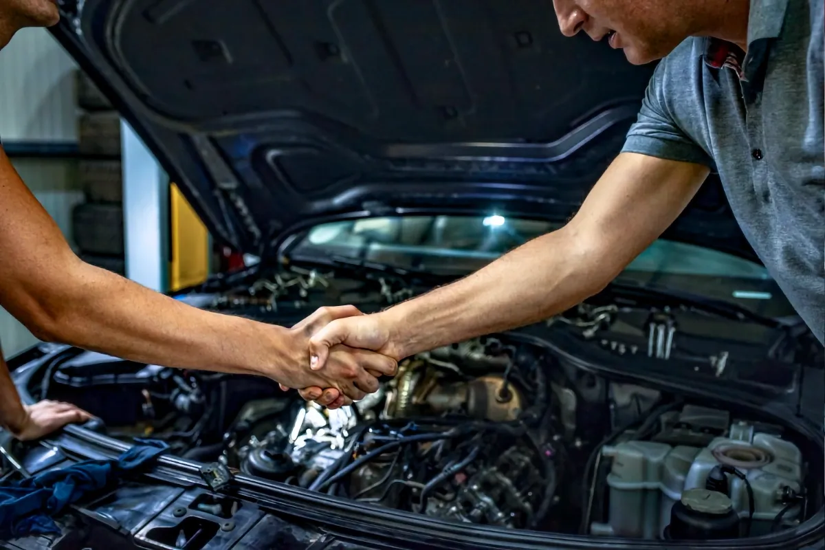 Remise des clés au client
