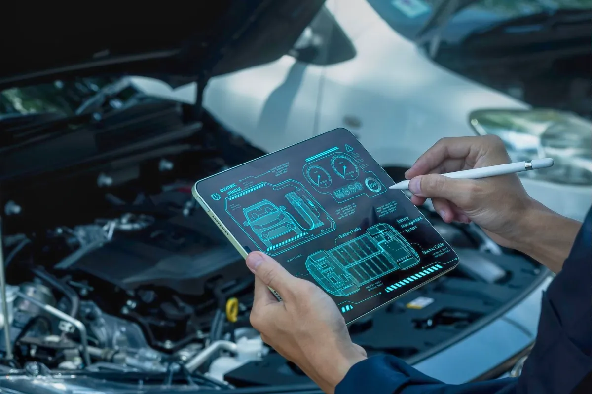 Diagnostic électronique sur tablette